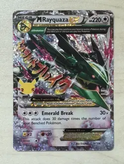 Pokemon TCG M Rayquaza Ex 76/108 Celebrations: Classic Collection Holo Rare NM - Image 1