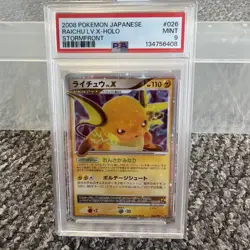 Raichu LV.X 99/100 Holo - PSA 9 Stormfront) - Image 1
