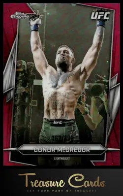 2026 Topps Chrome UFC #5 Conor McGregor Magenta Refractor #/399 - Image 1