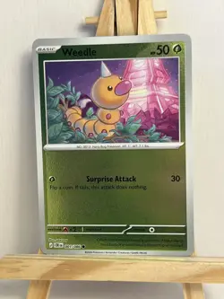 Weedle Common Reverse Holo Chaos Rising ME04 001/086 Pokemon NM 2026 - Image 1