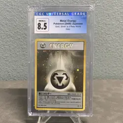 CGC 8.5 Metal Energy Gold, Silver, to a New World Holo JP 2000 - Image 1