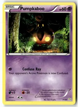 Pokemon Card Pumpkaboo (#11) LP XY Trainer Kit: Sylveon & Noivern Common 11/30 - Image 1