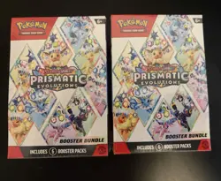 Pokemon TCG Prismatic Evolutions Booster Bundles Sealed, X2 - Image 1