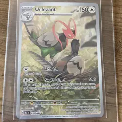 Unfezant 150/086 Illustration Rare IR | SV: Black Bolt | Pokemon TCG | NM - Image 1