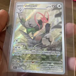 Unfezant 150/086 Illustration Rare IR | SV: Black Bolt | Pokemon TCG | NM - Image 2