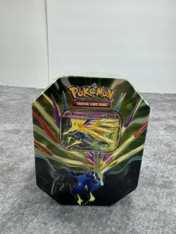 2025 Pokemon ex Azure Legends Tin Xerneas ex Factory Sealed NEW - Image 1