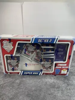 Topps 2026 Series 2 Super Box Topps 75th Anniversary MLB Baseball 10 Packs SEALD - Image 1