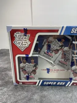 Topps 2026 Series 2 Super Box Topps 75th Anniversary MLB Baseball 10 Packs SEALD - Image 2
