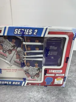 Topps 2026 Series 2 Super Box Topps 75th Anniversary MLB Baseball 10 Packs SEALD - Image 3