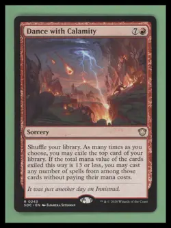 Dance with Calamity - Secrets of Strixhaven - NM-Mint - MTG - Image 1
