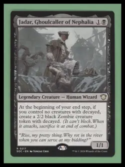 Jadar, Ghoulcaller of Nephalia - Commander: Secrets of Strixhaven - NM - MTG - Image 1
