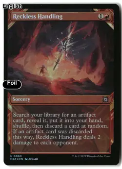 MTG Reckless Handling (Showcase) [MAT - 69] LP Foil - Image 2