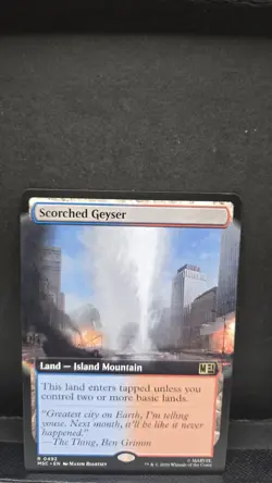 Scorched Geyser (Extended Art) Commander: Marvel Super Heroes - Image 1