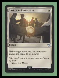 Swords to Plowshares - Universes Beyond: Doctor Who - NM-Mint - MTG - Image 1