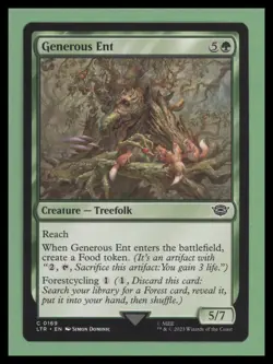 1 x Generous Ent - Universes Beyond: The Lord of the Rings - NM-Mint - MTG - Image 1