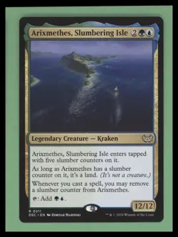 1 x Arixmethes, Slumbering Isle - Duskmourn: House of Horror - NM-Mint - MTG - Image 1
