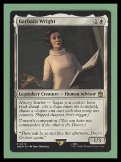 1 x Barbara Wright - Universes Beyond: Doctor Who - NM-Mint - MTG - Image 1