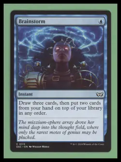 Brainstorm - Commander: Duskmourn: House of Horror - NM-Mint - MTG - Image 1