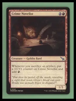 Crime Novelist - FOIL - Murders at Karlov Manor - NM - MTG - Image 1
