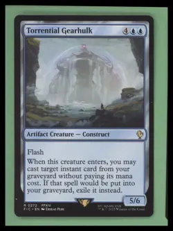 1 x Torrential Gearhulk - Commander: FINAL FANTASY - NM-Mint - MTG - Image 1