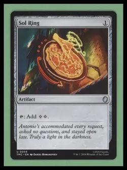 Sol Ring - Teenage Mutant Ninja Turtles - NM - MTG - Image 1