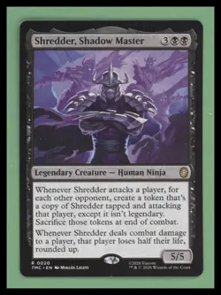 Shredder, Shadow Master - Commander: Teenage Mutant Ninja Turtles - NM - MTG - Image 1