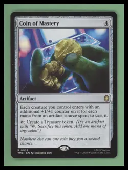 Coin of Mastery - Teenage Mutant Ninja Turtles - NM - MTG - Image 1