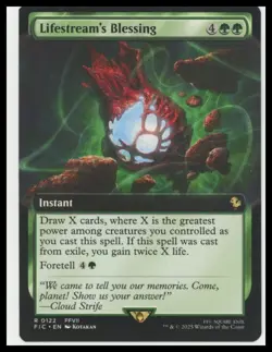 Lifestream's Blessing - Extended Art - Commander: FINAL FANTASY - NM - MTG - Image 1
