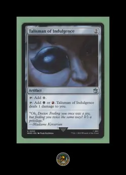 Talisman of Indulgence - Universes Beyond: Doctor Who #252 - NM - MTG - Image 1