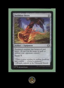 Swiftfoot Boots - Commander: The Lost Caverns of Ixalan - NM - MTG - Image 1