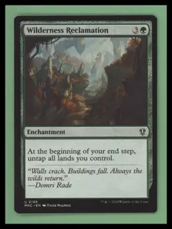 Wilderness Reclamation - Commander: Murders at Karlov Manor - NM-Mint - MTG - Image 1