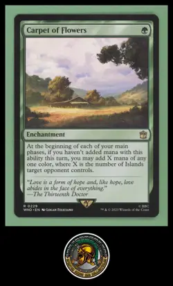 Carpet of Flowers - Universes Beyond: Doctor Who #229 - NM - MTG - Image 1