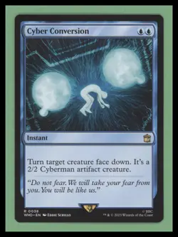1 x Cyber Conversion - Universes Beyond: Doctor Who - NM-Mint - MTG - Image 1