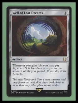1 x Well of Lost Dreams - Commander: The Lord of the Rings - NM-Mint - MTG - Image 1