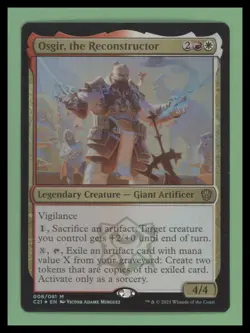 Osgir, the Reconstructor - FOIL - Commander 2021 - NM - MTG - Image 1