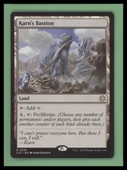 Karn's Bastion - Commander: The Lost Caverns of Ixalan - NM - MTG - Image 1