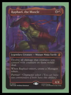 Raphael, the Muscle Borderless - TMC - BORDERLESS FOIL - NM - MTG - Image 1