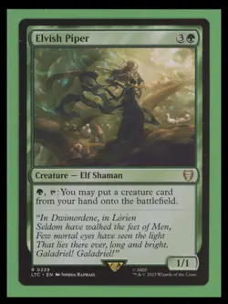 Elvish Piper - The Lord of the Rings: Tales of Middle-earth - NM - MTG - Image 1