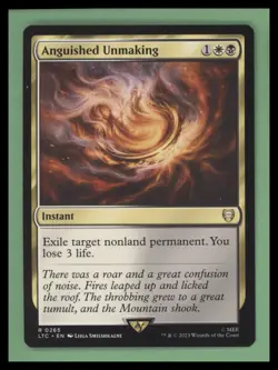 1 x Anguished Unmaking - Commander: The Lord of the Rings - NM-Mint - MTG - Image 1