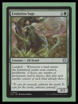 Evolution Sage - Commander: The Lost Caverns of Ixalan - NM-Mint - MTG - Image 1