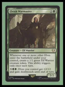 Elvish Warmaster - Commander: The Lord of the Rings - NM-Mint - MTG - Image 1