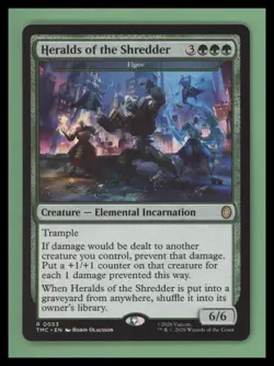 Heralds of the Shredder - Vigor - Teenage Mutant Ninja Turtles - NM - MTG - Image 1