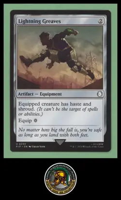 Lightning Greaves - Universes Beyond: Fallout - NM - MTG - Image 1