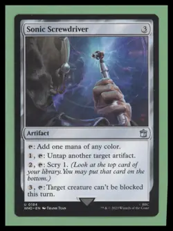 Sonic Screwdriver (0184) - Universes Beyond: Doctor Who - NM-Mint - MTG - Image 1