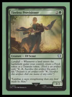 Tireless Provisioner - Commander: The Lord of the Rings - NM-Mint - MTG - Image 1