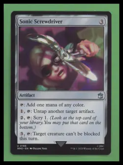 Sonic Screwdriver (0186) - Universes Beyond: Doctor Who - NM - MTG - Image 1