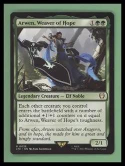 Arwen, Weaver of Hope - Commander: The Lord of the Rings - NM-Mint - MTG - Image 1
