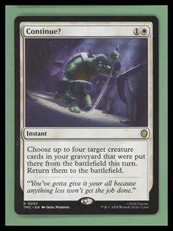 ContinueU - Commander: Teenage Mutant Ninja Turtles - NM - MTG - Image 1