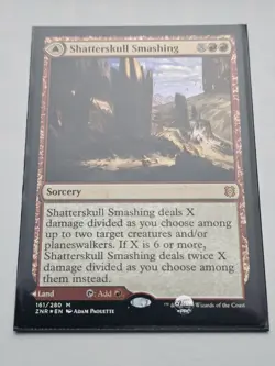 Mtg - Shatterskull Smashing (Foil) - Zendikar Rising (ZNR) - Mythic - #161 - NM - Image 1