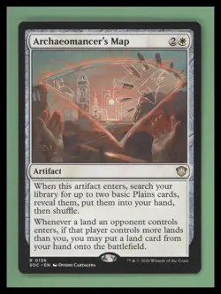 Archaeomancer's Map - Commander: Secrets of Strixhaven - NM-Mint - MTG - Image 1